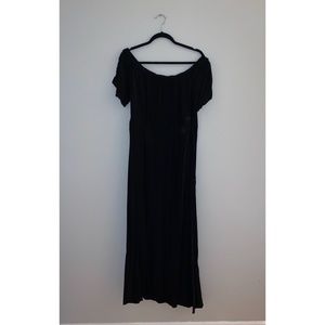 & other stories black maxi dress